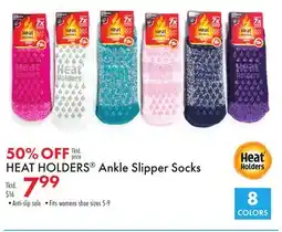 Boscov's HEAT HOLDERS Ankle Slipper Socks offer