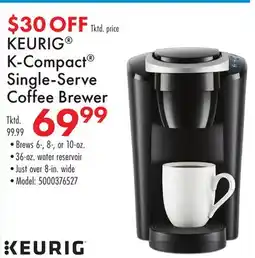 Boscov's KEURIG K-Compact Single-Serve Coffee Brewer offer