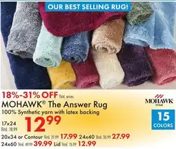 Boscov's MOHAWK The Answer Rug offer