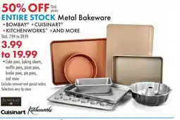 Boscov's ENTIRE STOCK Metal Bakeware offer