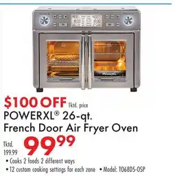 Boscov's POWERXL 26-qt. French Door Air Fryer Oven offer