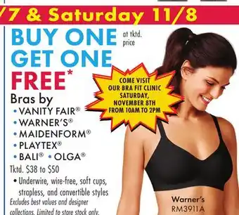 Boscov's Bras by offer