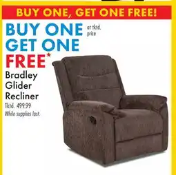 Boscov's Bradley Glider Recliner offer