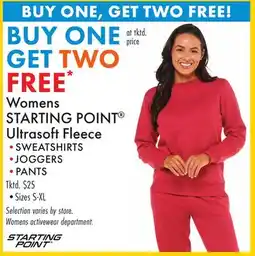 Boscov's Womens STARTING POINT Ultrasoft Fleece offer