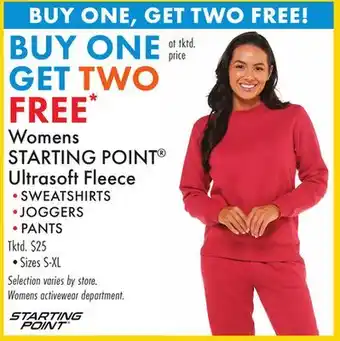 Boscov's Womens STARTING POINT Ultrasoft Fleece offer