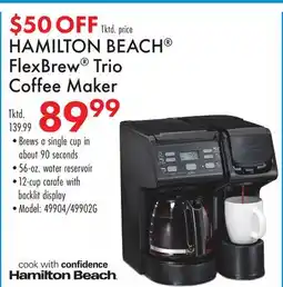 Boscov's HAMILTON BEACH FlexBrew Trio Coffee Maker offer