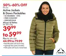 Boscov's Active Jackets & Down Packables offer
