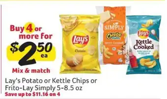 Lay's Potato or Kettle Chips or Frito-Lay Simply
