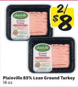 Winn Dixie Plainville 85% Lean Ground Turkey offer