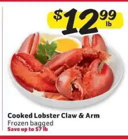 Winn Dixie Cooked Lobster Claw & Arm offer