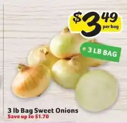 Winn Dixie 3 lb Bag Sweet Onions offer