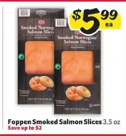 Winn Dixie Foppen Smoked Salmon Slices offer