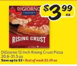 Winn Dixie DiGiorno 12 Inch Rising Crust Pizza offer