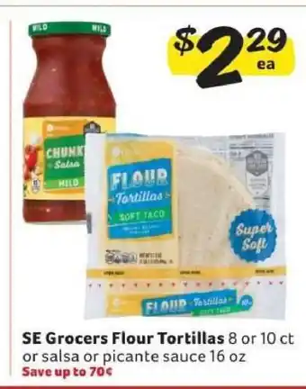Winn Dixie SE Grocers Flour Tortillas offer