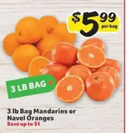Winn Dixie 3 lb Bag Mandarins or Navel Oranges offer