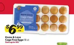 Winn Dixie Know & Love Cage Free Eggs offer