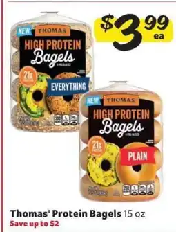 Winn Dixie Thomas' Protein Bagels offer