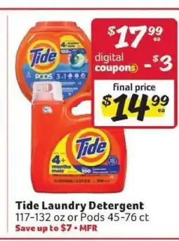 Winn Dixie Tide Laundry Detergent offer