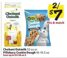 Winn Dixie Chobani Oatmilk or Pillsbury Cookie Dough offer
