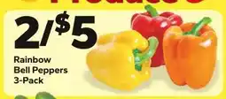 Save a Lot Rainbow Bell Peppers 3-Pack offer