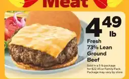 Save a Lot Fresh 73% Lean Ground Beef offer