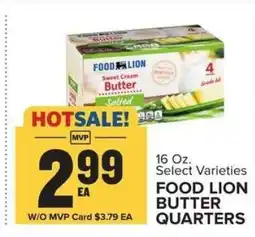Food Lion FOOD LION BUTTER QUARTERS offer