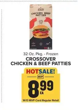 Food Lion Crossover Chicken & Beef Patties offer