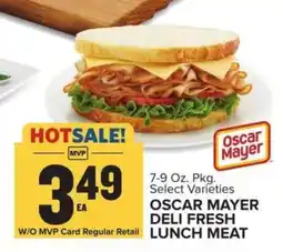 Food Lion Oscar Mayer Deli Fresh Lunch Meat offer