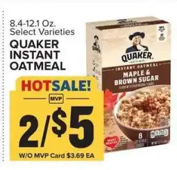 Food Lion Quaker Instant Oatmeal offer