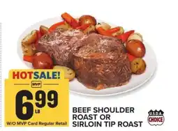 Food Lion Beef Shoulder Roast or Sirloin Tip Roast offer