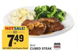Food Lion Beef Cubed Steak offer