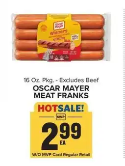 Food Lion Oscar Mayer Meat Franks offer
