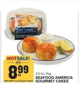 Food Lion SEAFOOD AMERICA GOURMET CAKES offer