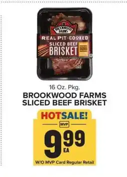 Food Lion BROOKWOOD FARMS SLICED BEEF BRISKET offer