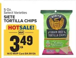 Food Lion Siete Tortilla Chips offer
