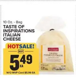Food Lion Taste of Inspirations Italian Cheese offer
