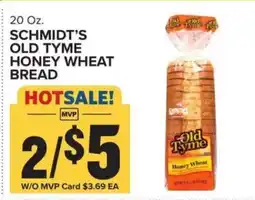 Food Lion SCHMIDT’S OLD TYME HONEY WHEAT BREAD offer