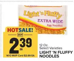 Food Lion LIGHT ‘N FLUFFY NOODLES offer