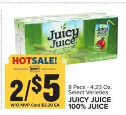 Food Lion Juicy Juice 100% Juice offer