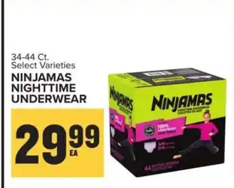 Food Lion Ninjamas Nighttime Underwear offer