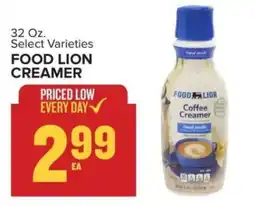 Food Lion FOOD LION CREAMER offer