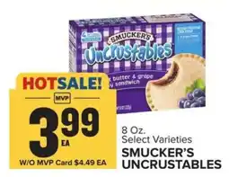 Food Lion Smucker's Uncrustables offer