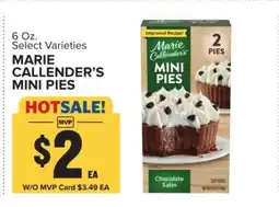 Food Lion Marie Callender's Mini Pies offer