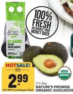 Food Lion Nature's Promise Organic Avocados offer