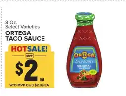 Food Lion Ortega Taco Sauce offer
