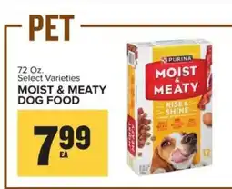 Food Lion Purina Moist & Meaty Dog Food offer