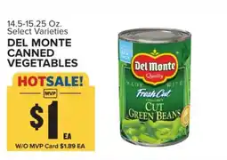 Food Lion Del Monte Canned Vegetables offer