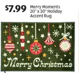 Aldi Merry Moments Holiday Accent Rug offer