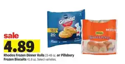 Meijer Rhodes Frozen Dinner Rolls or Pillsbury Frozen Biscuits offer