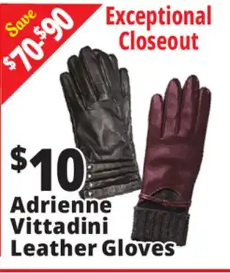 Ocean State Job Lot Adrienne Vittadini Leather Gloves offer